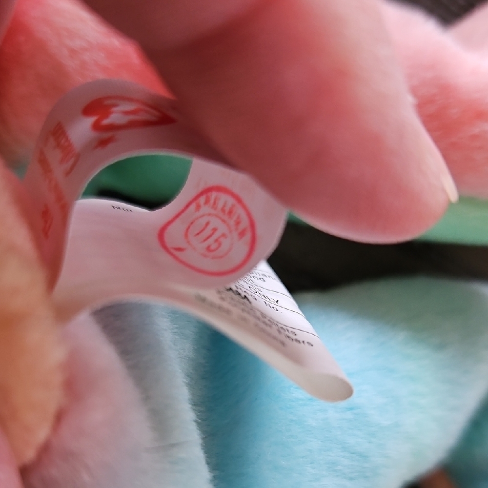 Ty Beanie Baby - Peace the Multi-colored Bear - Picture 6 of 12